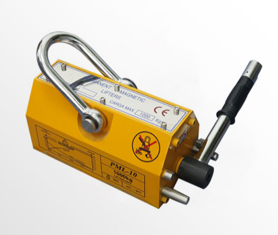 永磁起重器用于鐵塊的搬運